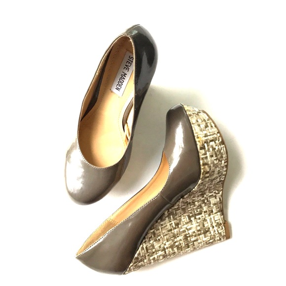 Steve Madden Olive Platform Wedges - Picture 2 of 6